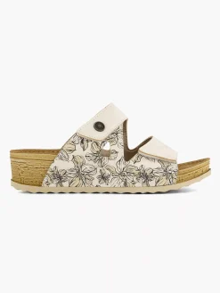 Dames Easy Street Beige Comfort Slipper