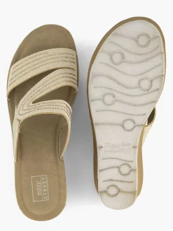 Dames Easy Street Beige Comfort Slipper