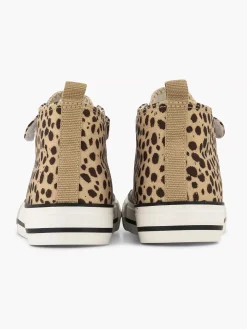Kinderen Graceland Beige Hoge Canvas Sneaker