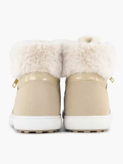 Dames Graceland Beige Hoge Sneaker