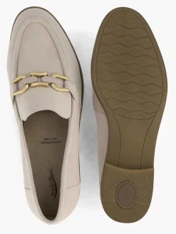 Dames Medicus Beige Leren Instapper