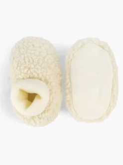 Kinderen vanHaren Beige Pantoffel Teddy