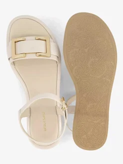 Dames Graceland Beige Sandaal Siergesp