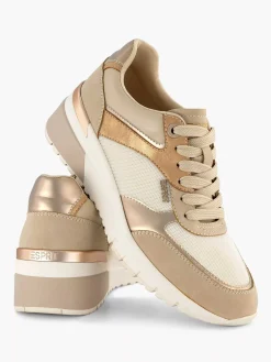 Dames Esprit Beige Sneaker