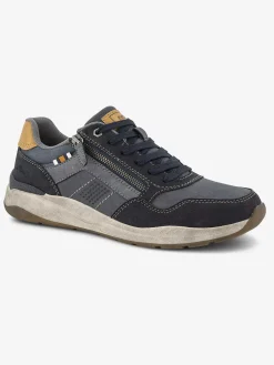 Heren Easy Street Blauwe Comfort Veterschoen