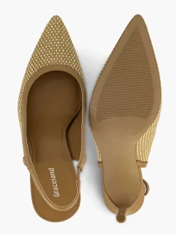 Dames Graceland Camel Slingback