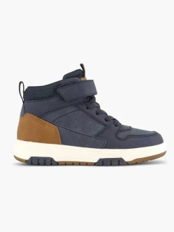 Kinderen Vty Donkerblauwe Hoge Sneaker
