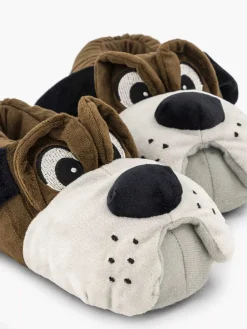 Kinderen Vty Donkerbruine Pantoffel Hond