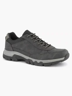 Heren Easy Street Donkergrijze Comfort Sneaker
