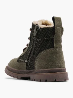 Kinderen Vty Donkergroene Veterboot