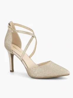 Dames Graceland Gouden Pump Glitter