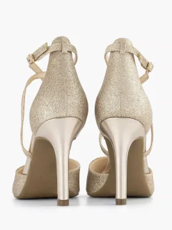 Dames Graceland Gouden Pump Glitter