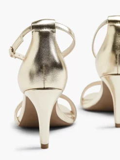 Dames Graceland Gouden Sandalette Metallic