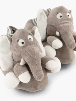 Kinderen Bobbi-Shoes Grijze Pantoffel Olifant