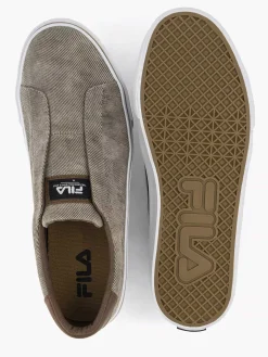 Heren FILA Licht Beige Canvas Instapper