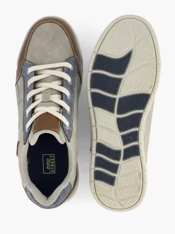 Heren Easy Street Lichtgrijze Comfort Sneaker