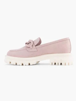 Dames Oxmox Roze Chunky Loafer Sierketting