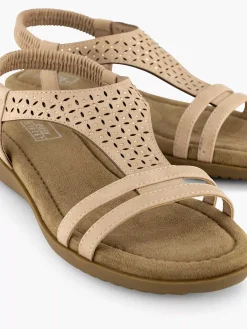 Dames Easy Street Roze Comfort Sandaal