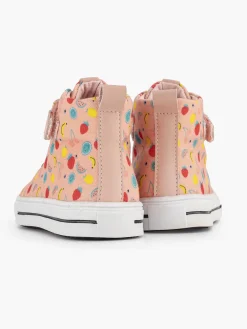Kinderen Graceland Roze Hoge Canvas Sneaker Fruit