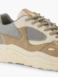 Dames Oxmox Taupe Chunky Sneaker