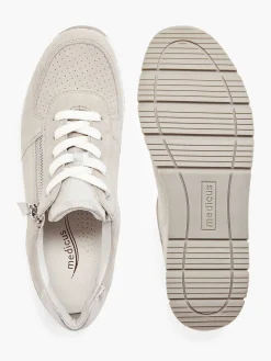 Dames Medicus Taupe Leren Sneaker