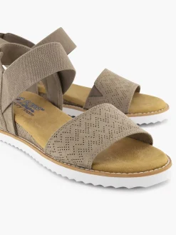 Dames Skechers Taupe Sandaal