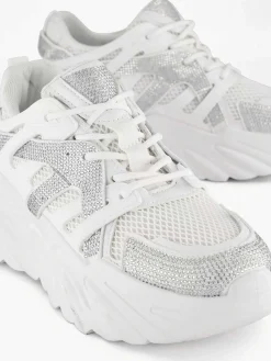 Dames Oxmox Witte Chunky Sneaker