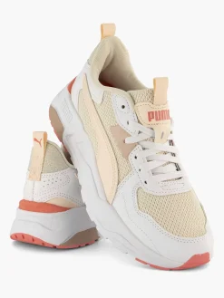 Dames Puma Witte Chunky Sneaker Trinity Lite
