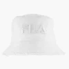 Dames FILA Witte Bucket Hat Mit