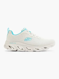 Dames Skechers Witte Glide - Lite- Back Slide