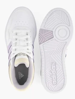 Dames adidas Witte Hoops 3.0