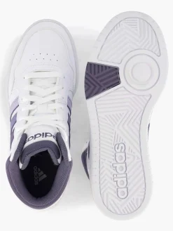 Dames adidas Witte Hoops 3.0 Mid