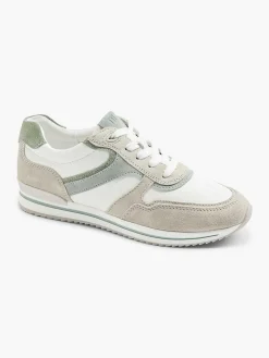 Dames Medicus Witte Leren Comfort Sneaker