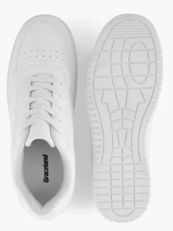 Dames Graceland Witte Platform Sneaker
