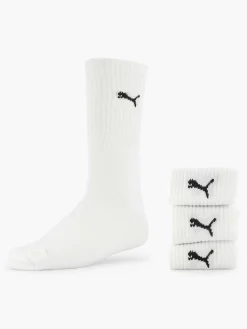 Dames Puma Witte Crew 2 Pak 39-42