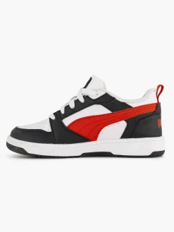 Kinderen Puma Witte Rebound V6 Lo Ps