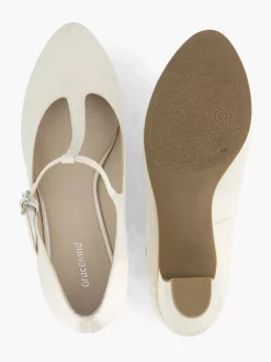 Dames Graceland Witte Pump