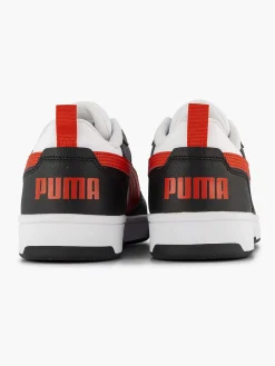Heren Puma Witte Rebound V6 Low