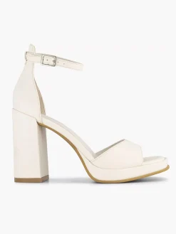 Dames Graceland Witte Sandalette