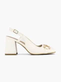 Dames Graceland Witte Slingback