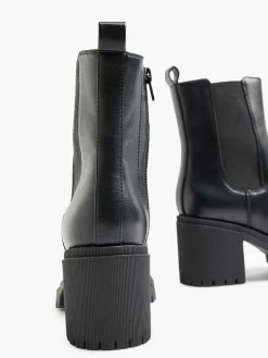 Dames Graceland Zwarte Chelsea Boot Hak