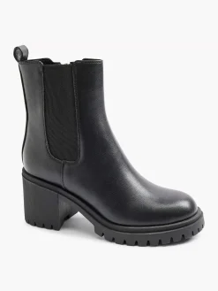 Dames Graceland Zwarte Chelsea Boot Hak