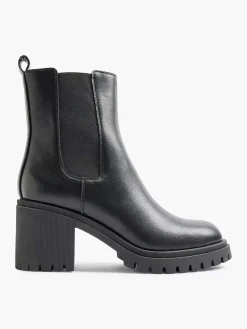 Dames Graceland Zwarte Chelsea Boot Hak
