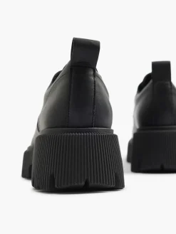 Dames Oxmox Zwarte Chunky Veterschoen