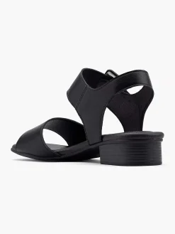 Dames Easy Street Zwarte Comfort Sandaal