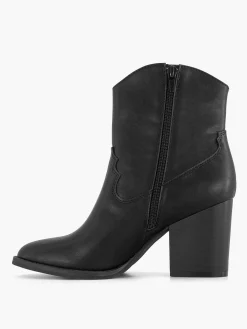 Dames Graceland Zwarte Cowboy Laars Hak