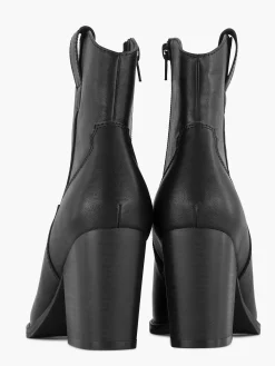 Dames Graceland Zwarte Cowboy Laars Hak