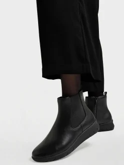 Dames Easy Street Zwarte Enkellaars