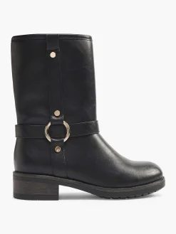 Dames Graceland Zwarte Enkellaars