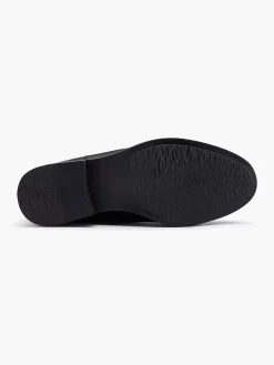 Dames 5th Avenue Zwarte Leren Chelsea Boot